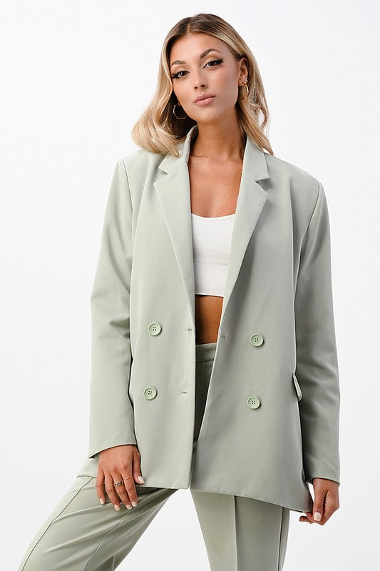 THE CARMEN BLAZER - SAGE