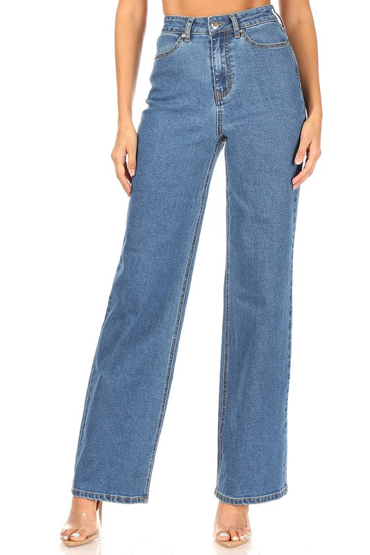 THE OLIVIA WIDE LEG DENIM PANT